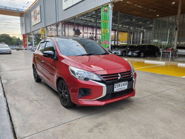 Mitsubishi Mirage 2021 1.2 GLX Sedan เบนซิน ไม่ติดแก๊ส เกียร์อัตโนมัติ แดง รูปที่ 2