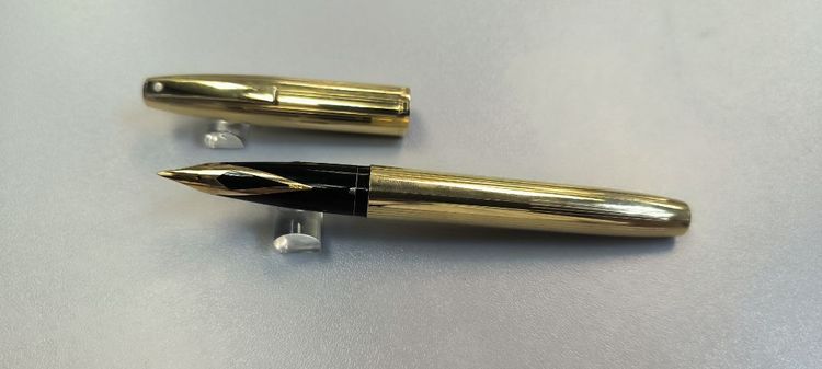 ปากกาหมึกซึม Sheaffer imperial 770 หัว 14 k ตัวด้าม 12 k Goldfield  รูปที่ 3
