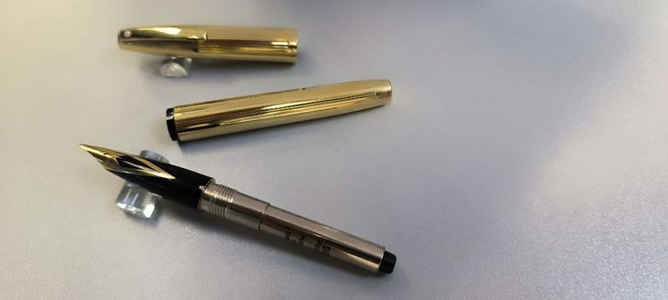 ปากกาหมึกซึม Sheaffer imperial 770 หัว 14 k ตัวด้าม 12 k Goldfield  รูปที่ 4