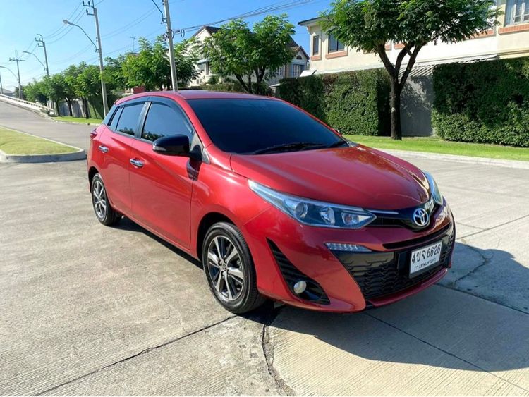 Toyota Yaris 2019 1.2 G Plus Sedan เบนซิน ไม่ติดแก๊ส เกียร์อัตโนมัติ แดง รูปที่ 2