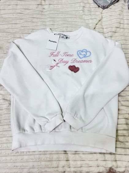 เสื้อสเวตเตอร์ Pomelo  ป้าย ถุงครบ ราคาป้าย 1099 บาท ขายต่อ 450 บาทรวมส่งค่า❤️‍🔥  รูปที่ 3