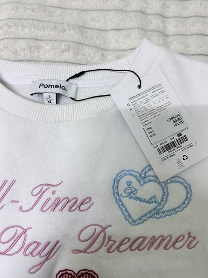 เสื้อสเวตเตอร์ Pomelo  ป้าย ถุงครบ ราคาป้าย 1099 บาท ขายต่อ 450 บาทรวมส่งค่า❤️‍🔥  รูปที่ 2