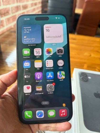 iPhone 16 plus 128 gb. สีดำ  รูปที่ 8