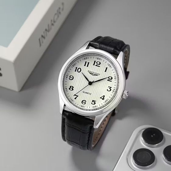 Binlihuan'S New Imported Men S Quartz Watch Is a Classic High-End, Stylish And Waterproof Accessory. รูปที่ 6