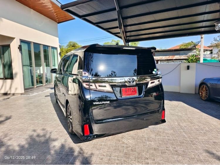 Toyota Vellfire 2018 2.5 Z G Edition เบนซิน ไม่ติดแก๊ส เกียร์อัตโนมัติ ดำ รูปที่ 4