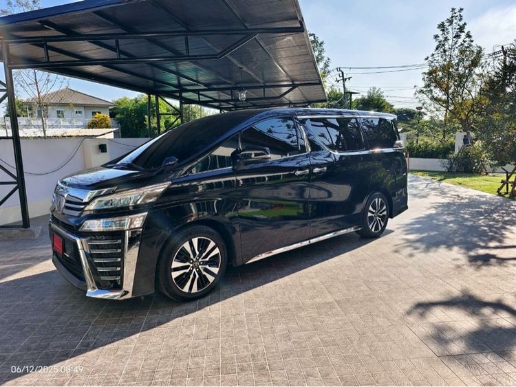 รถ Toyota Vellfire 2.5 Z G Edition สี ดำ