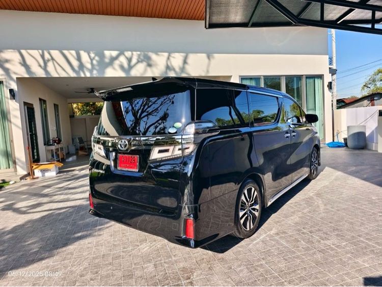 Toyota Vellfire 2018 2.5 Z G Edition เบนซิน ไม่ติดแก๊ส เกียร์อัตโนมัติ ดำ รูปที่ 3