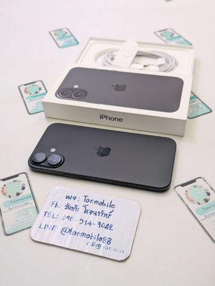 256 GB ขาย เทิร์น iPhone 16 Plus 256 ศูนย์ไทย สภาพสวย อุปกรณ์ครบยกกล่อง สุขภาพแบต 91 เพียง 22,990 บาท ครับ 