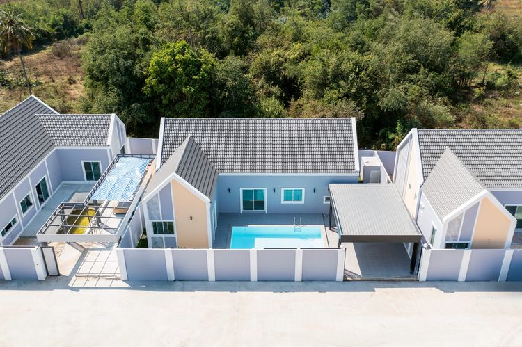 บ้านพูลวิลล่าสไตล์นอร์ดิก เจ้าของขายเอง บ้านสร้างใหม่ ซอยสยามฯ-พัทยา ซื้อปล่อยเช่าได้กำไรเป็นแสน