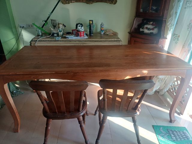 โต๊ะทานข้าวไม้สัก รูปที่ 6