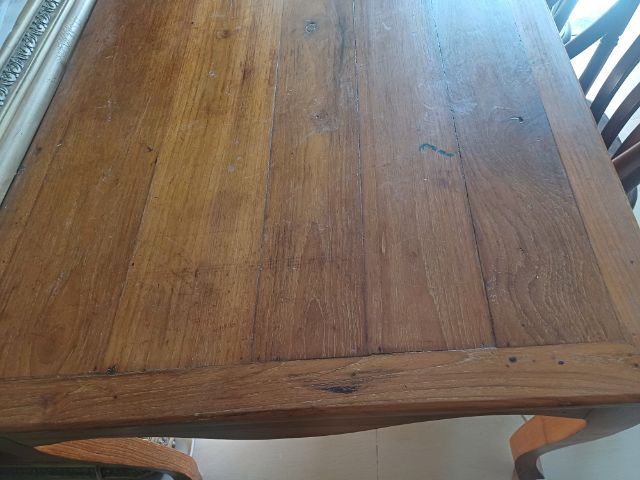 โต๊ะทานข้าวไม้สัก รูปที่ 5