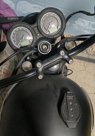 ขาย triumph t120 euro5 จดทะเบียนปี2022 สีเทาดำ เจ้าของขายเอง รูปที่ 9