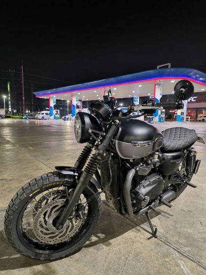 ขาย triumph t120 euro5 จดทะเบียนปี2022 สีเทาดำ เจ้าของขายเอง รูปที่ 4