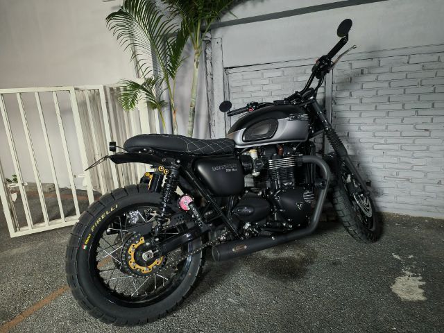 ขาย triumph t120 euro5 จดทะเบียนปี2022 สีเทาดำ เจ้าของขายเอง รูปที่ 3