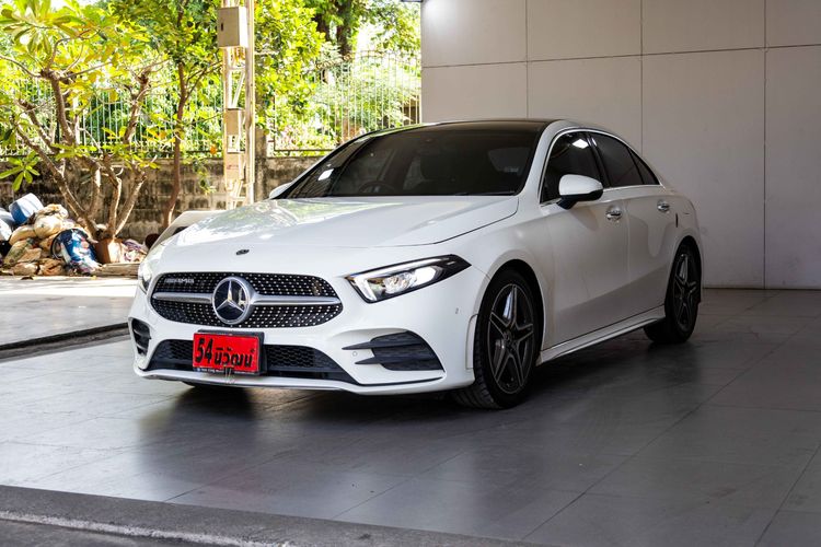 Mercedes-Benz A-Class 2020 A200 Sedan เบนซิน ไม่ติดแก๊ส เกียร์อัตโนมัติ ขาว รูปที่ 3