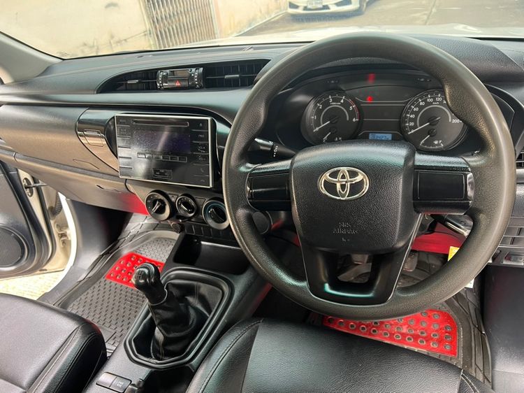 Toyota Hilux Revo 2018 2.4 E Pickup ดีเซล ไม่ติดแก๊ส เกียร์ธรรมดา ขาว รูปที่ 4