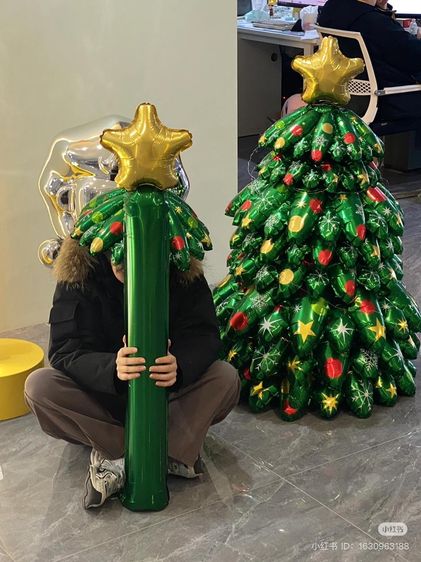 ลูกโป่งฟอยล์ ต้นคริสมาสต์ รูปที่ 6