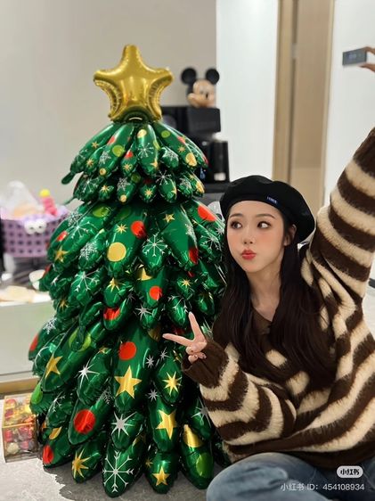 ลูกโป่งฟอยล์ ต้นคริสมาสต์ รูปที่ 3