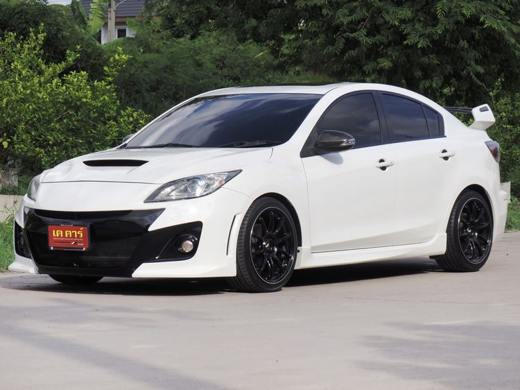 Mazda Mazda3 2013 2.0 Maxx Sedan เบนซิน ไม่ติดแก๊ส เกียร์อัตโนมัติ ขาว รูปที่ 2