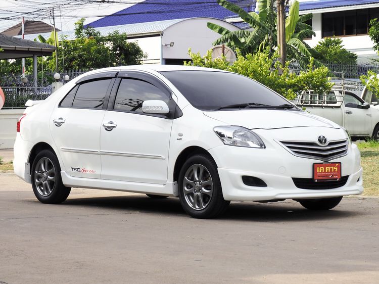 Toyota Vios 2012 1.5 ES Sedan เบนซิน ไม่ติดแก๊ส เกียร์อัตโนมัติ ขาว รูปที่ 3