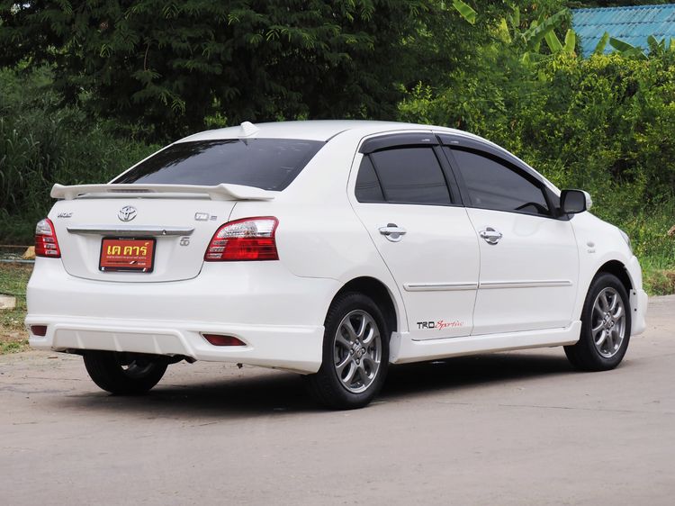 Toyota Vios 2012 1.5 ES Sedan เบนซิน ไม่ติดแก๊ส เกียร์อัตโนมัติ ขาว รูปที่ 4