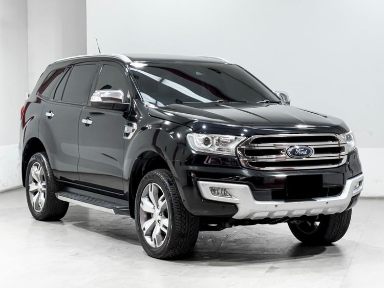 Ford Everest 2016 3.2 Titanium Plus 4WD Utility-car ดีเซล เกียร์อัตโนมัติ ดำ รูปที่ 3
