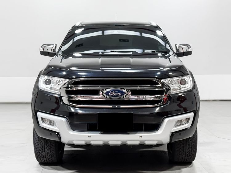 Ford Everest 2016 3.2 Titanium Plus 4WD Utility-car ดีเซล เกียร์อัตโนมัติ ดำ รูปที่ 2