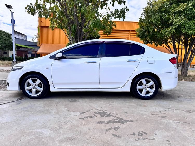 Honda City 2010 1.5 Sv i-VTEC Sedan เบนซิน LPG เกียร์อัตโนมัติ ขาว รูปที่ 4