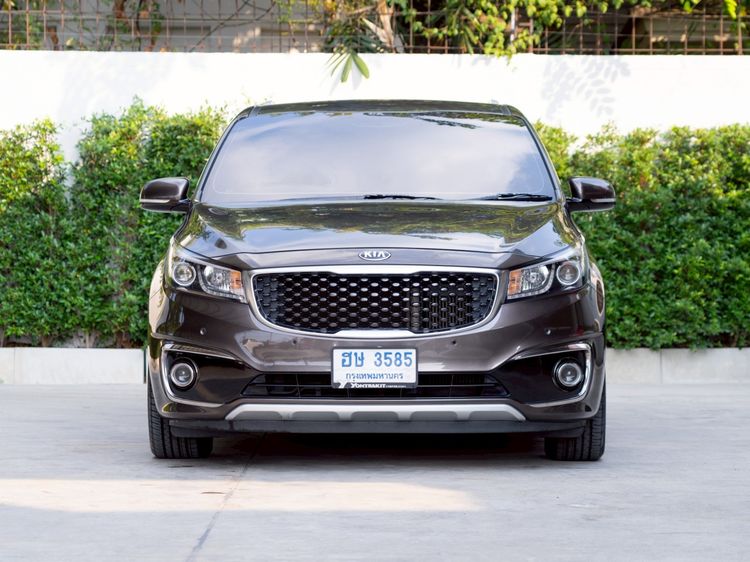 Kia Carnival 2017 2.2 EX Utility-car ดีเซล ไม่ติดแก๊ส เกียร์อัตโนมัติ เทา รูปที่ 2
