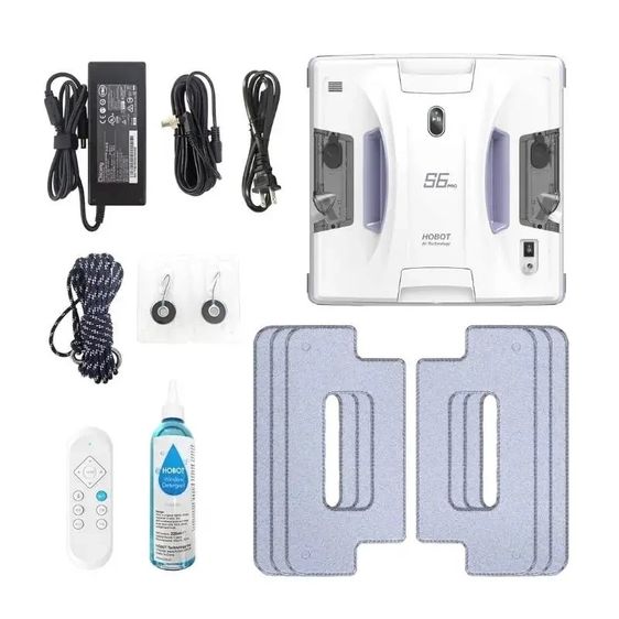 เครื่องทำความสะอาดกระจกและผนัง รุ่น HOBOT S6 PRO มาพร้อมระบบรางขัดคู่ รูปที่ 8