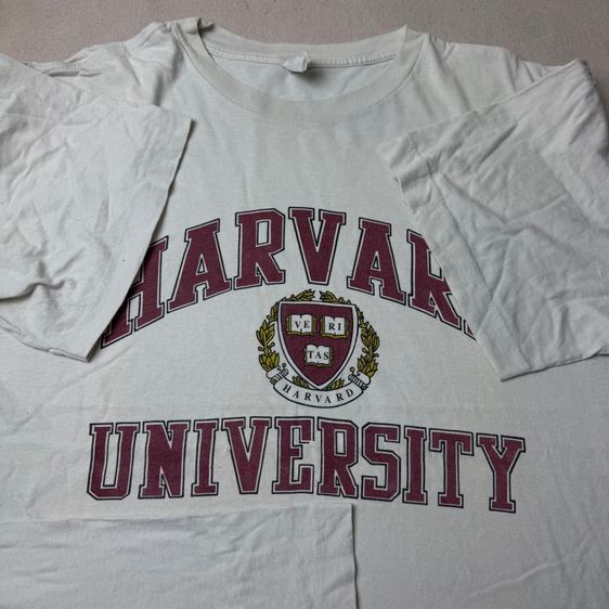 เสื้อยืด Vintage​ 90s HARVARD Size XL 