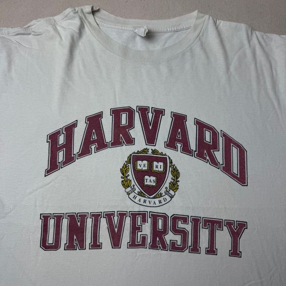 เสื้อยืด Vintage​ 90s HARVARD Size XL  รูปที่ 3