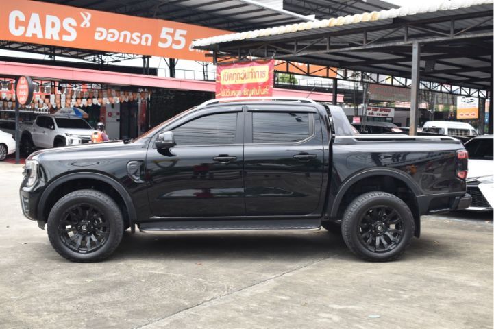 Ford Ranger 2022 2.0 Wildtrak 4WD Pickup ดีเซล ไม่ติดแก๊ส เกียร์อัตโนมัติ ดำ รูปที่ 3