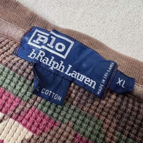 เสื้อยืดแขนยาว Polo RL by Ralph Lauren​ Size XL​ รูปที่ 2