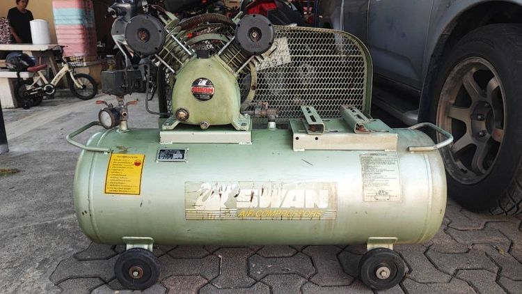 ปั๊มลมSwan 85ลิตร ดูดอัดดีใช้งานปกติ (ไม่มีมอเตอร์) หามาใส่ใช้งานคุ้มๆ
 รูปที่ 2