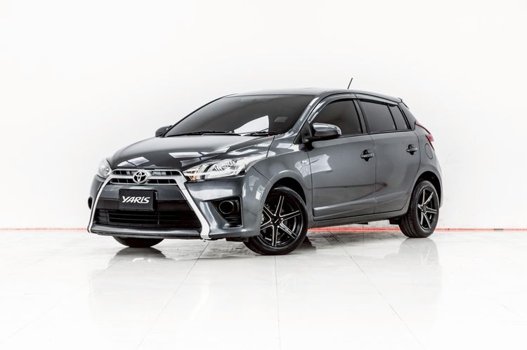 Toyota Yaris 2014 1.2 E Sedan เบนซิน ไม่ติดแก๊ส เกียร์อัตโนมัติ เทา