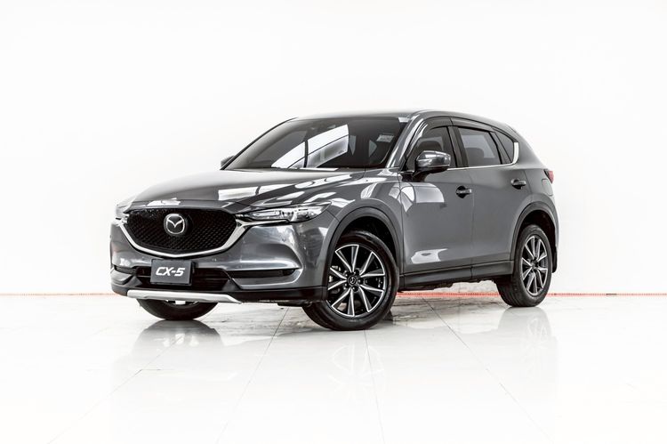Mazda CX-5 2018 2.2 XDL 4WD Utility-car ดีเซล ไม่ติดแก๊ส เกียร์อัตโนมัติ เทา