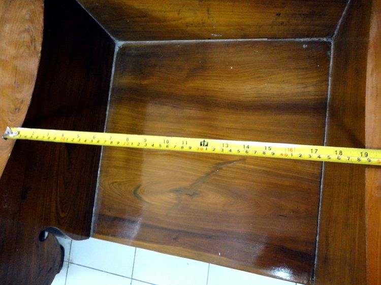 ขายชุดรับแขกไม้สักทองของแท้จากเชียงใหม่ไม้หนา5นิ้วไม่ผลิตแล้วหายาก รูปที่ 6