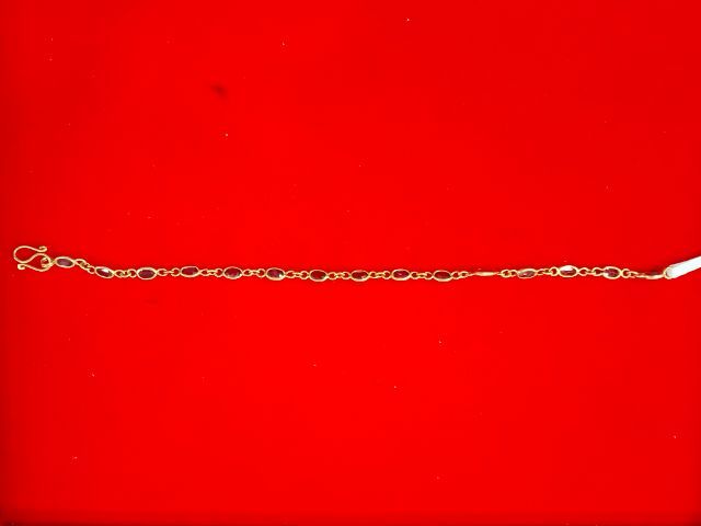 สร้องมือทอง18kประดับพลอย