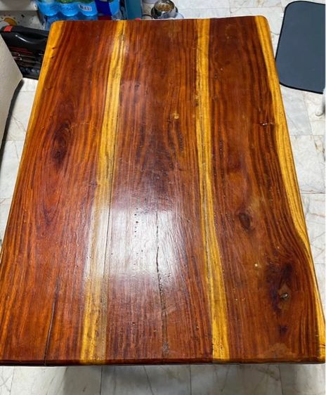 โต๊ะไม้สัก เนื้อไม้สภาพดี รูปที่ 3