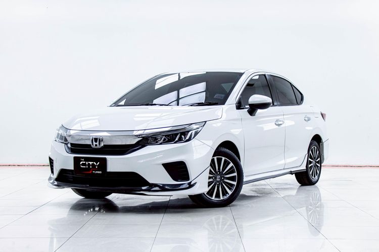 Honda City 2021 1.0 SV Sedan เบนซิน ไม่ติดแก๊ส เกียร์อัตโนมัติ ขาว รูปที่ 4