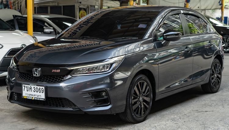 Honda City 2021 1.0 RS Sedan เบนซิน ไม่ติดแก๊ส เกียร์อัตโนมัติ เทา รูปที่ 2