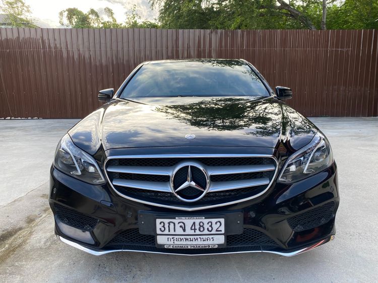 Mercedes-Benz E-Class 2014 E300 2.0 AMG Dynamic Sedan ดีเซล ไม่ติดแก๊ส เกียร์อัตโนมัติ ดำ รูปที่ 2