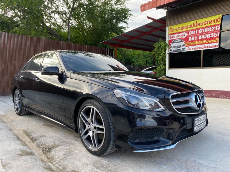 Mercedes-Benz E-Class 2014 E300 2.0 AMG Dynamic Sedan ดีเซล ไม่ติดแก๊ส เกียร์อัตโนมัติ ดำ รูปที่ 3