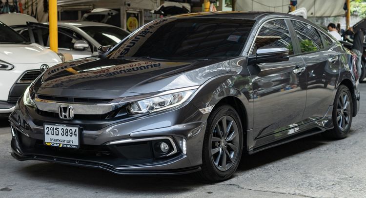 Honda Civic 2021 1.8 EL i-VTEC Sedan เบนซิน ไม่ติดแก๊ส เกียร์อัตโนมัติ เทา รูปที่ 2