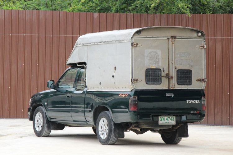 Toyota Hilux Tiger 2004 2.5 J Pickup ดีเซล ไม่ติดแก๊ส เกียร์ธรรมดา เขียว รูปที่ 4