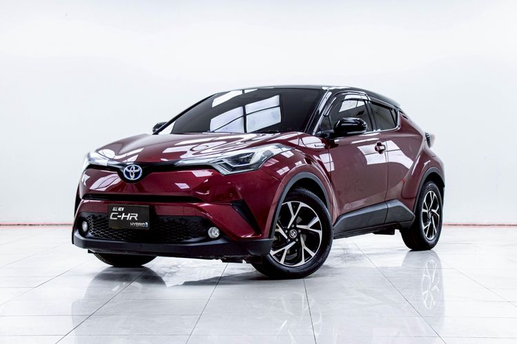 Toyota C-HR 2020 1.8 HV Mid Utility-car ไฮบริด ไม่ติดแก๊ส เกียร์อัตโนมัติ แดง รูปที่ 4