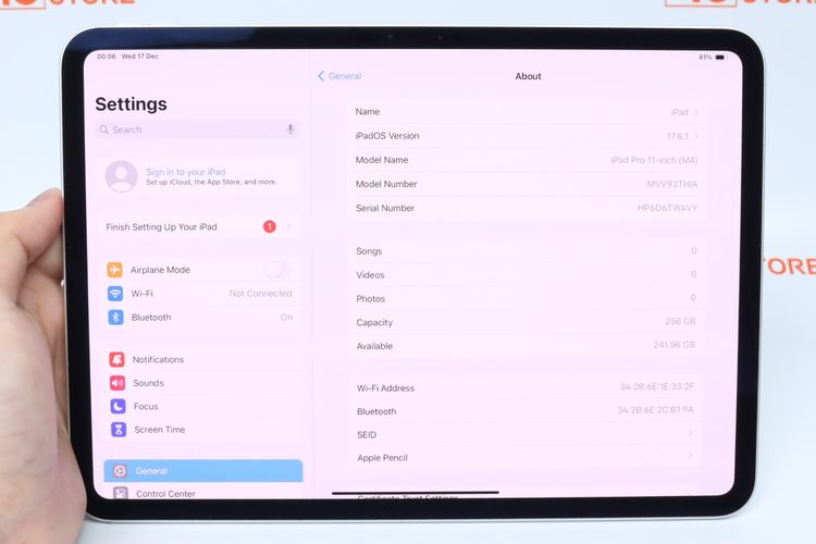 iPad Pro 11" M4 256GB WiFi แบต 96 - ID25120196 รูปที่ 13