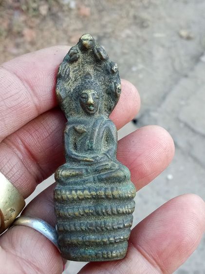 พระนาคปรก เจ้าคุณศรีสนธิ์ วัดสุทัศน์ เทพวราราม 2493 เนื้อทองผสม