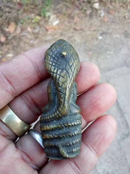 พระนาคปรก เจ้าคุณศรีสนธิ์ วัดสุทัศน์ เทพวราราม 2493 เนื้อทองผสม รูปที่ 3